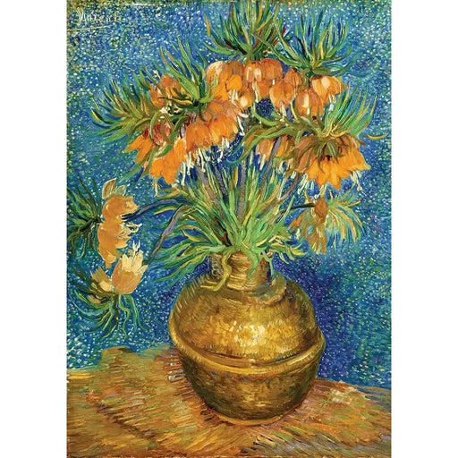 Fritillaries in a Copper Vase by Van Gogh 1000 Piece Jigsaw Puzzle Enjoy - for just $24.99! 