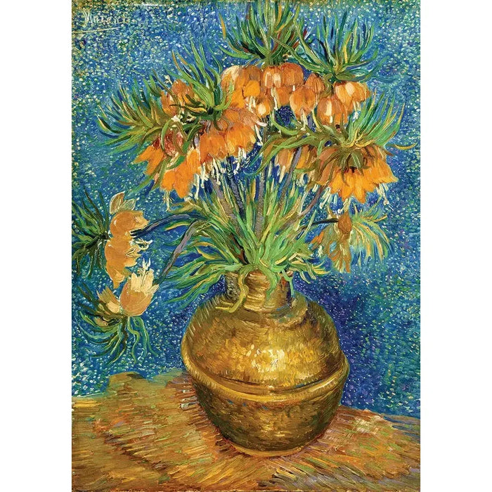 Fritillaries in a Copper Vase by Van Gogh 1000 Piece Jigsaw Puzzle Enjoy - for just $24.99! 