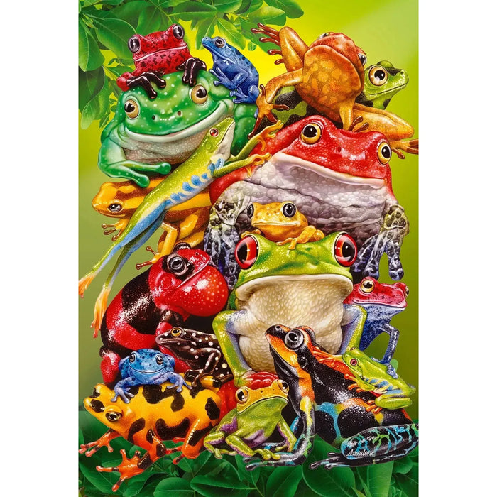Frog Business 100 Large Piece Jigsaw Puzzle Cobble Hill - for just $14.99! 