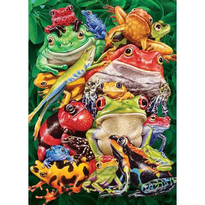 Frog Business 1000 Piece Jigsaw Puzzle Cobble Hill - for just $19.99! 