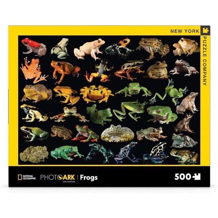 Frogs National Geographic Photo Ark 500 Piece Jigsaw Puzzle NYPC - for just $26.99! 