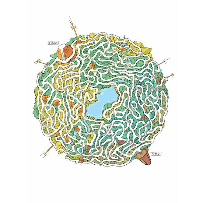 From Here to There: A Book of Mazes to Wander and Explore Chronicle - for just $14.99! 