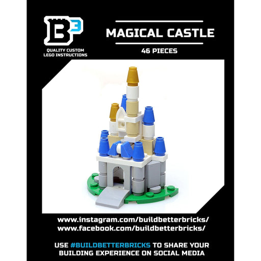 Custom Mini Magical Castle made using LEGO parts (LEGO) - Premium Custom LEGO Kit - Just $14.99! Shop now at Retro Gaming of Denver