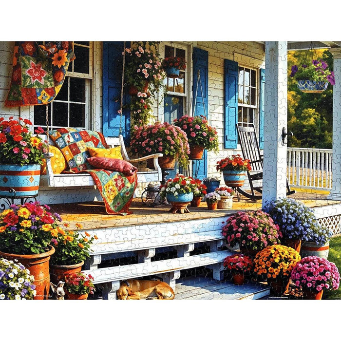 Front Porch 500 Piece Jigsaw Puzzle Springbok - for just $17.99! 