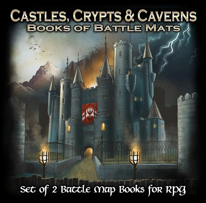 Book of Battle Mats: Castles, Crypts & Caverns - for just $46.99! 