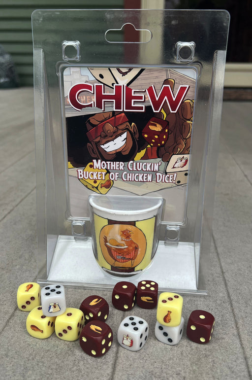 CHEW: Mother Cluckin' Bucket of Chicken Dice (RPG Supplement) - for just $19.99! 