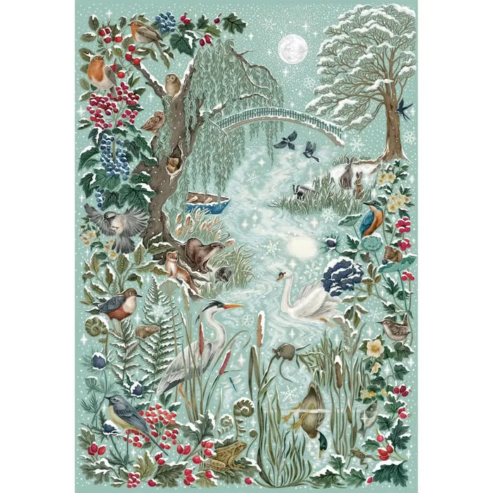 Frosted River 1000 Piece Jigsaw Puzzle Gibsons - for just $24.99! 