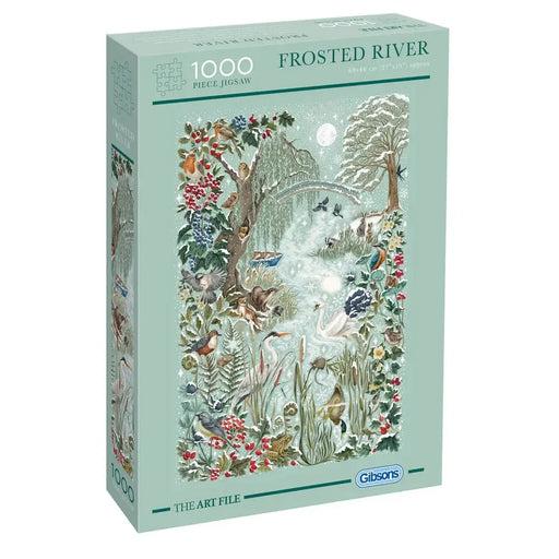 Frosted River 1000 Piece Jigsaw Puzzle Gibsons - for just $24.99! 