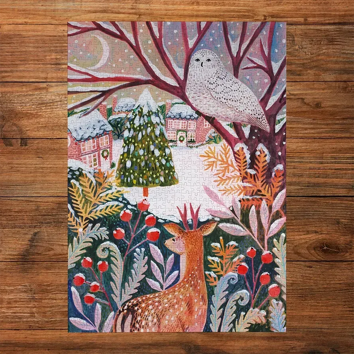 Frosty Fauna Set of 3 500 Piece Jigsaw Puzzle Gibsons - for just $34.99! 