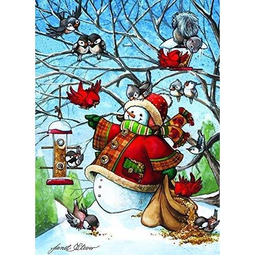 Frosty Feeds His Friends 1000 Piece Jigsaw Puzzle Cobble Hill - for just $19.99! 