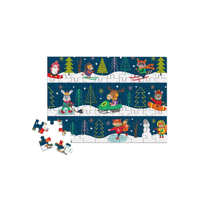 Frosty Frolics 80 Piece Mini Jigsaw Puzzle Micro Puzzles - for just $9.99! 