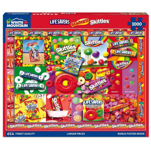 Fruit Candy 1000 Piece Jigsaw Puzzle White Mountain - for just $19.99! 