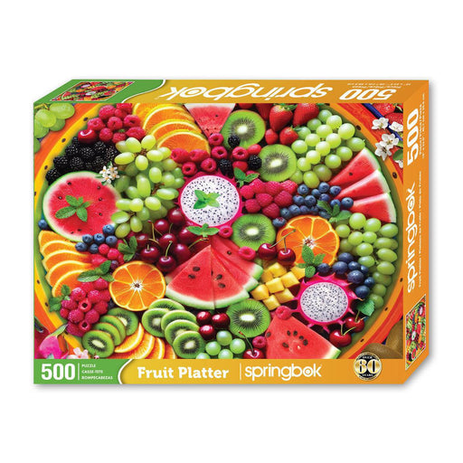 Fruit Platter 500 Piece Jigsaw Puzzle Springbok - for just $17.99! 