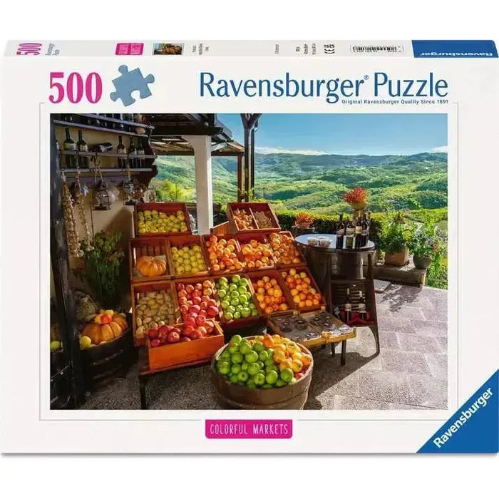 Fruit & Vegetable Market Croatia 500 Piece Jigsaw Puzzle Ravensburger - for just $19.99! 