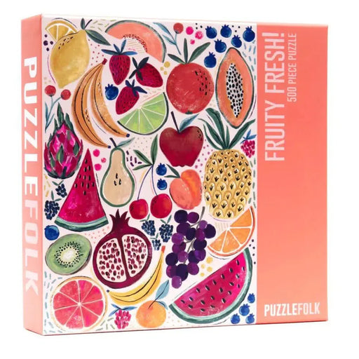 Fruity Fresh! 500 Piece Jigsaw Puzzle PuzzleFolk - for just $24.99! 