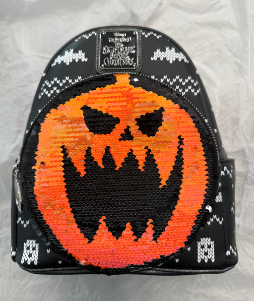 Disney Loungefly Nightmare Before Christmas Sequin Jack Mini Backpack - for just $79.99! 
