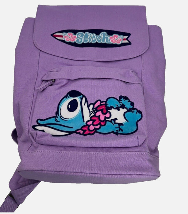 Walt Disney World Parks Lilo & Stitch Embroidered Purple Backpack - for just $44.99! 