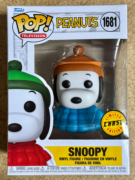 Funko Pop! Television Chase Snoopy With Blue Jacket #1681 Peanuts 2024 - for just $35! 