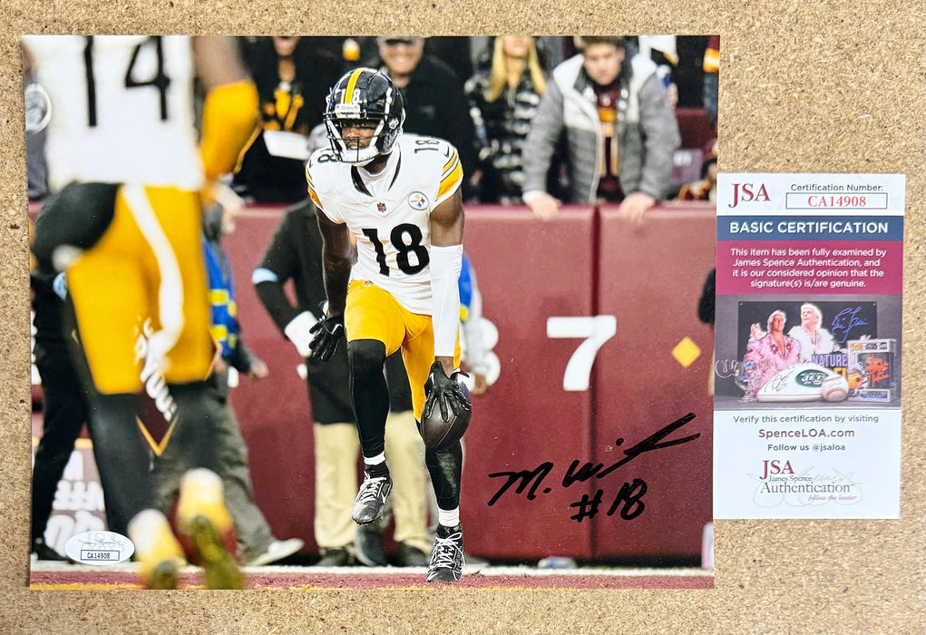 Mike Williams Signed Autographed NFL Pittsburgh Steelers 8x10 Photo With JSA COA - for just $70! 