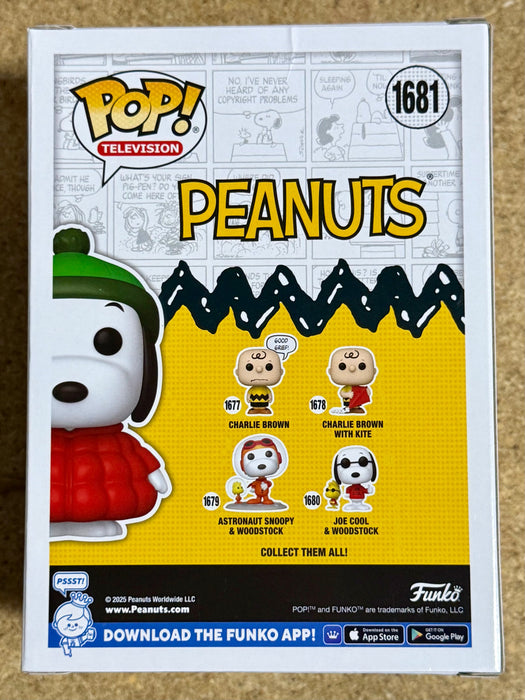 Funko Pop! Television Chase Snoopy With Blue Jacket #1681 Peanuts 2024 - for just $35! 