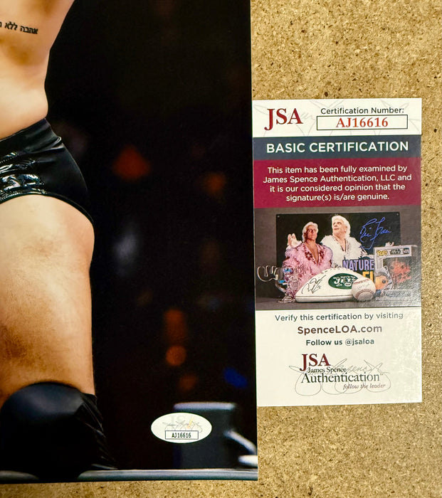 Maxwell Jacob Friedman “MJF” Signed AEW Wrestling Champion 11X14 Photo JSA COA - for just $80! 