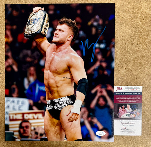 Maxwell Jacob Friedman “MJF” Signed AEW Wrestling Champion 11X14 Photo JSA COA - for just $80! 