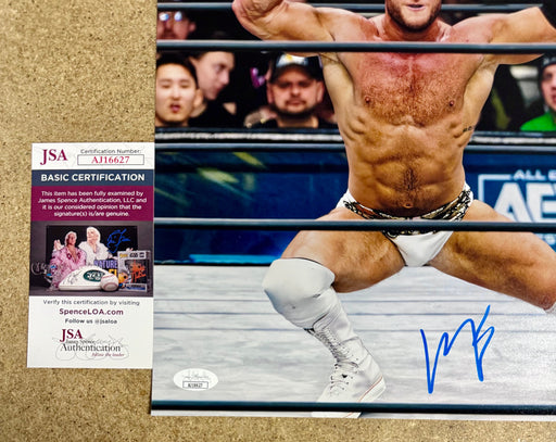 Maxwell Jacob Friedman “MJF” Signed AEW Wrestling Champion 11X14 Photo JSA COA - for just $80! 