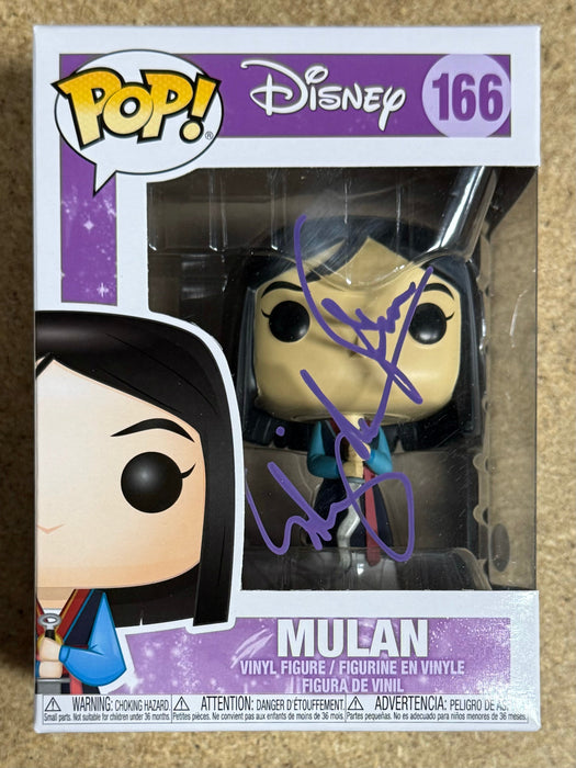 Ming-Na Wen Signed Princess Mulan Funko Pop! #166 Disney Mulan With JSA COA - for just $165! 