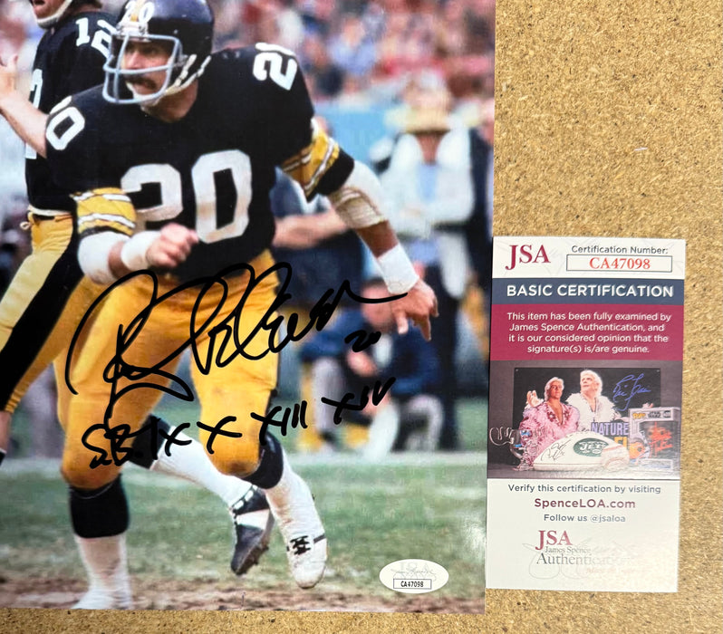 Rocky Bleier Signed Autographed NFL Pittsburgh Steelers 8x10 Photo JSA COA - for just $40! 