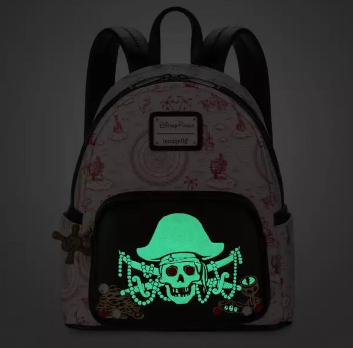 Loungefly Disney Parks Pirates Of The Caribbean Glow Mini Backpack - for just $90! 
