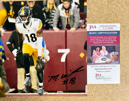Mike Williams Signed Autographed NFL Pittsburgh Steelers 8x10 Photo With JSA COA - for just $70! 