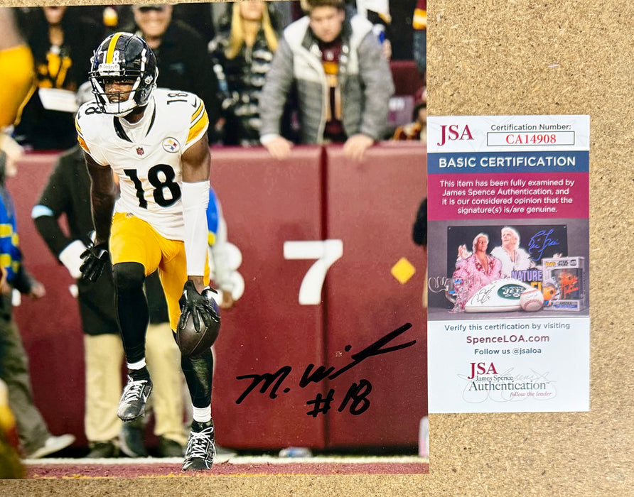Mike Williams Signed Autographed NFL Pittsburgh Steelers 8x10 Photo With JSA COA - for just $70! 