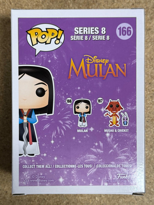 Ming-Na Wen Signed Princess Mulan Funko Pop! #166 Disney Mulan With JSA COA - for just $165! 