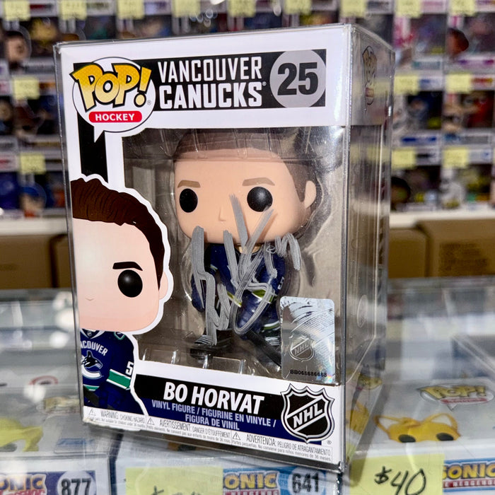 Bo Horvat Signed Funko Pop! #25 NHL Canada Vancouver Canucks With JSA COA - for just $150! 