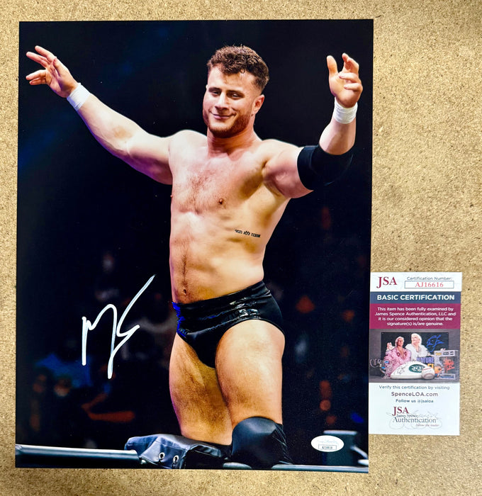 Maxwell Jacob Friedman “MJF” Signed AEW Wrestling Champion 11X14 Photo JSA COA - for just $80! 