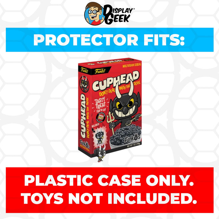 Pop Protector for Cuphead The Devil FunkO's Cereal Box - for just $13.99! 
