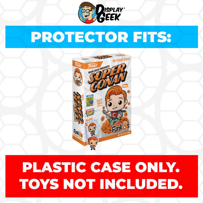 Pop Protector for Super Conan O'Brien FunkO's Cereal Box - Just $13.99! Shop now at Retro Gaming of Denver