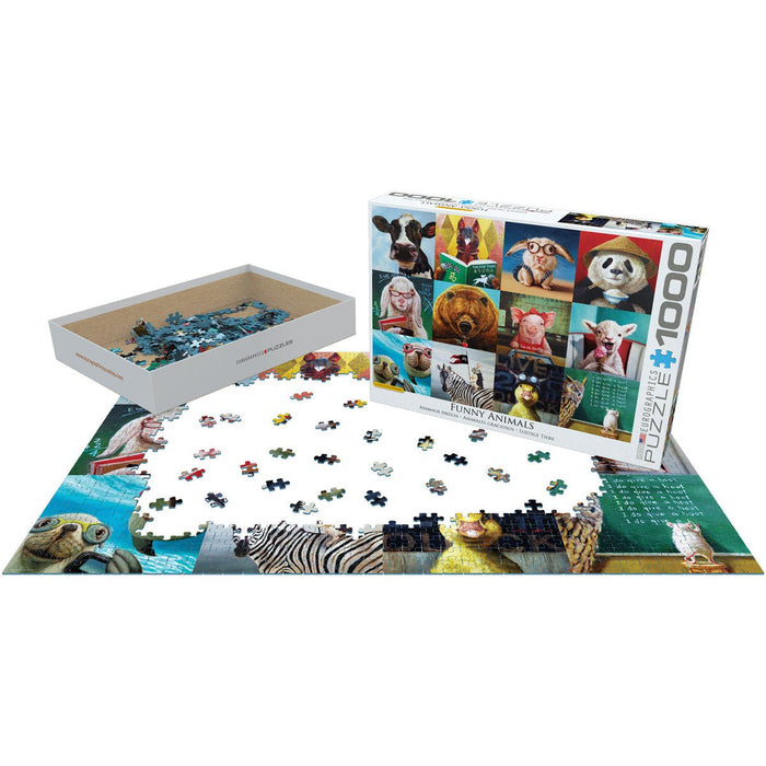 Funny Animals 1000 Piece Jigsaw Puzzle Eurographics - for just $19.99! 