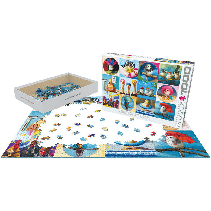 Funny Birds 1000 Piece Jigsaw Puzzle Eurographics - for just $19.99! 