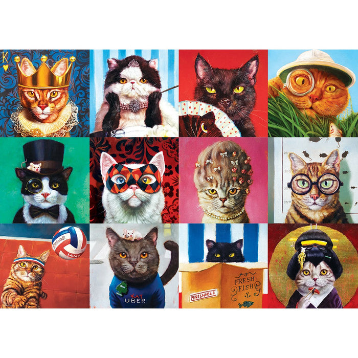 Funny Cats 1000 Piece Jigsaw Puzzle Eurographics - for just $19.99! 