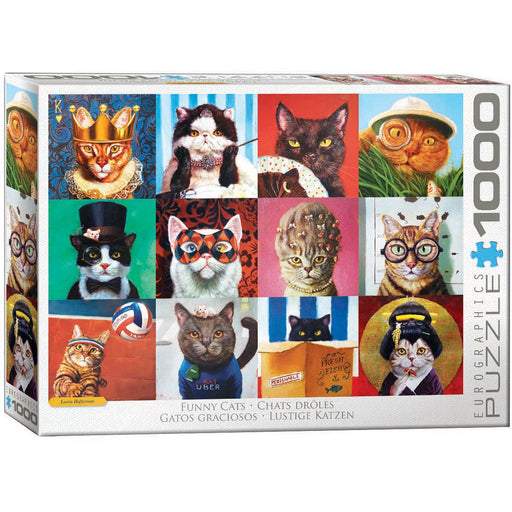 Funny Cats 1000 Piece Jigsaw Puzzle Eurographics - for just $19.99! 
