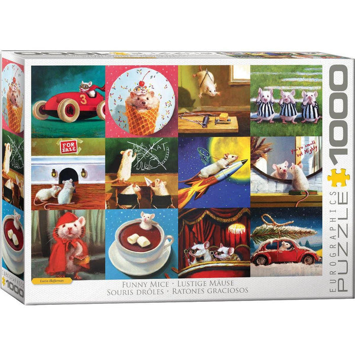 Funny Mice 1000 Piece Jigsaw Puzzle Eurographics - for just $19.99! 