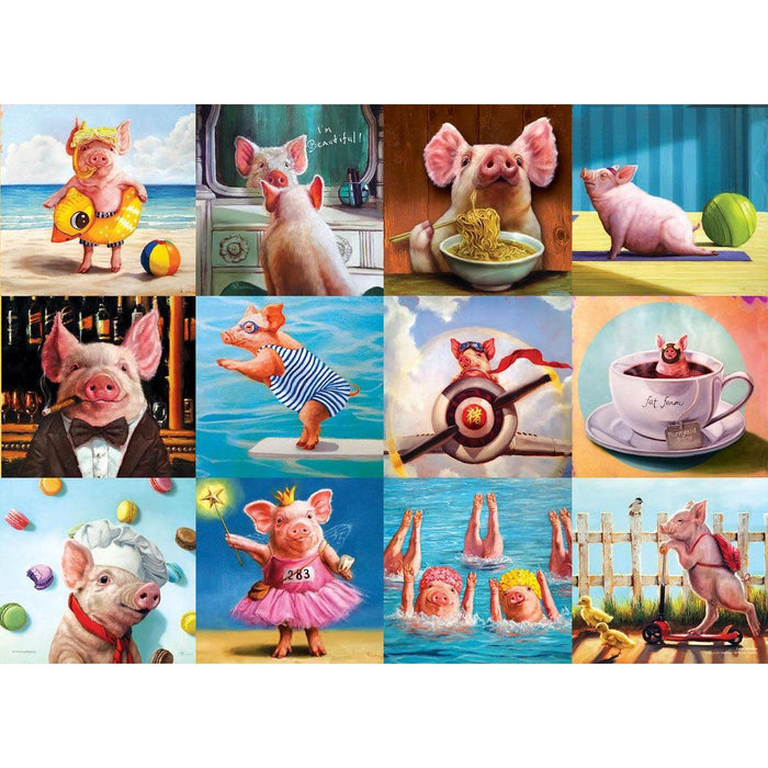 Funny Pigs 1000 Piece Jigsaw Puzzle Eurographics - for just $19.99! 