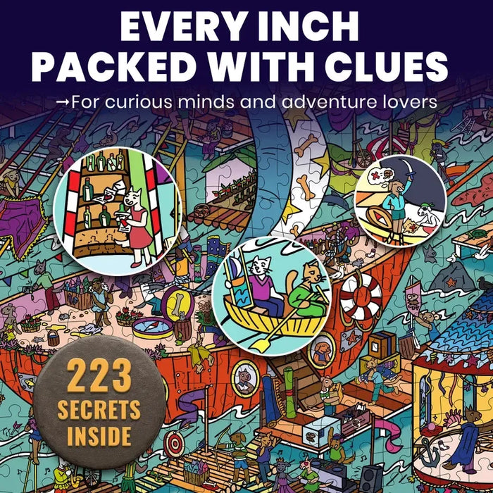 Furfloat Kingdom "Seek & See" 1000 Piece Jigsaw Puzzle Quokka - for just $24.99! 
