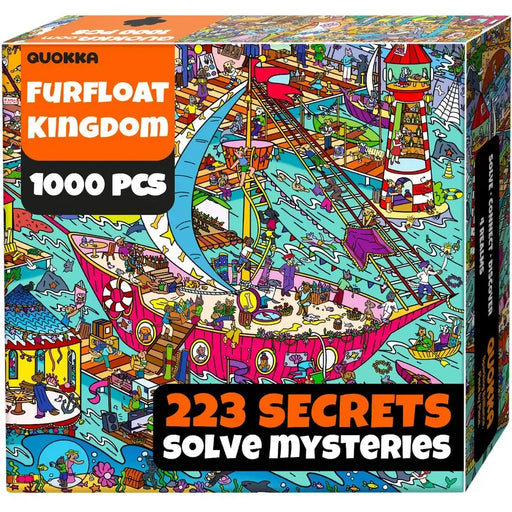 Furfloat Kingdom "Seek & See" 1000 Piece Jigsaw Puzzle Quokka - for just $29.99! 