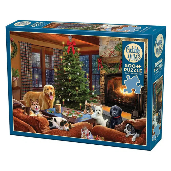Furry Festivities 500 Piece Jigsaw Puzzle Cobble Hill - for just $17.99! 