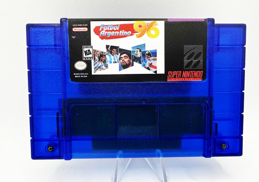 Fútbol Argentino ‘96 – Super Nintendo Reproduction Cartridge - for just $24.99! 