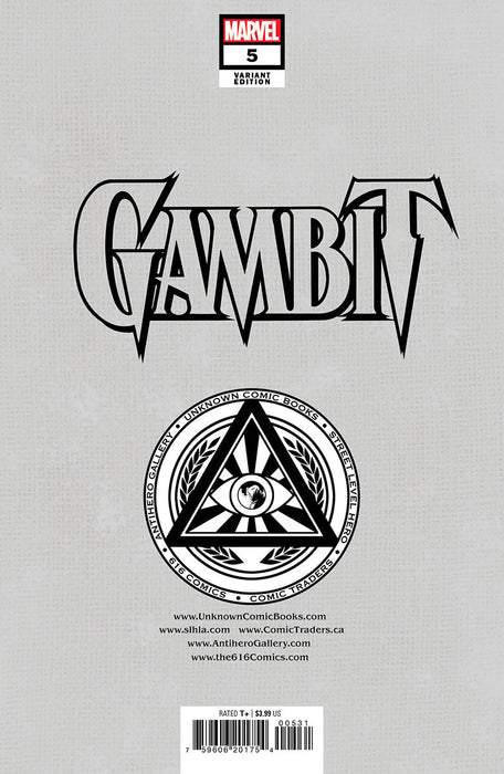 Gambit #5 Unknown Comics Ivan Tao Exclusive Virgin Var (11/16/2022) - for just $20! 