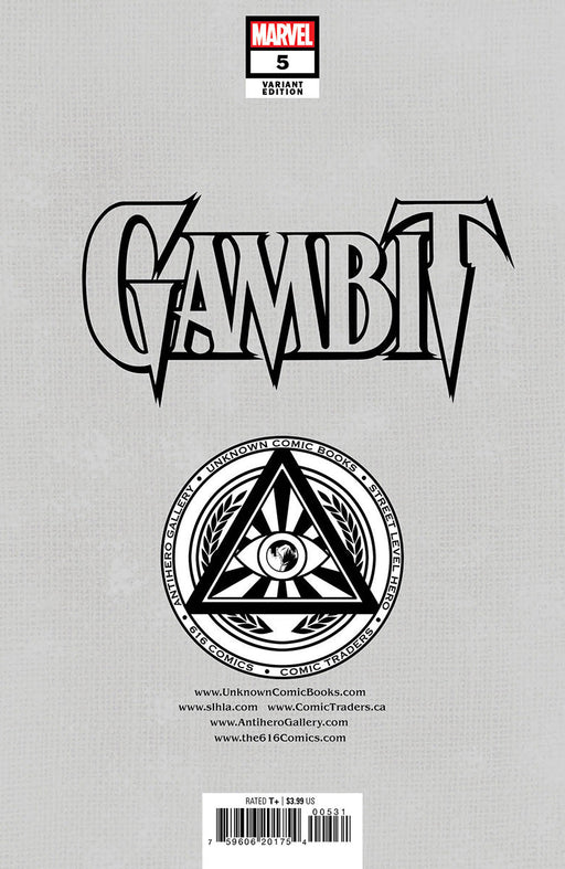 Gambit #5 Unknown Comics Ivan Tao Exclusive Var (11/16/2022) - for just $10! 