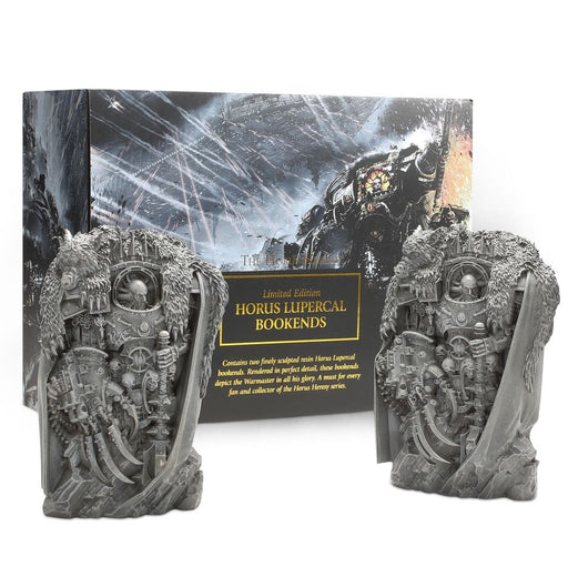 Warhammer 40K: Horus Lupercal Bookends - Just $110! Shop at the Best Retro Game Store Retro Gaming of Denver